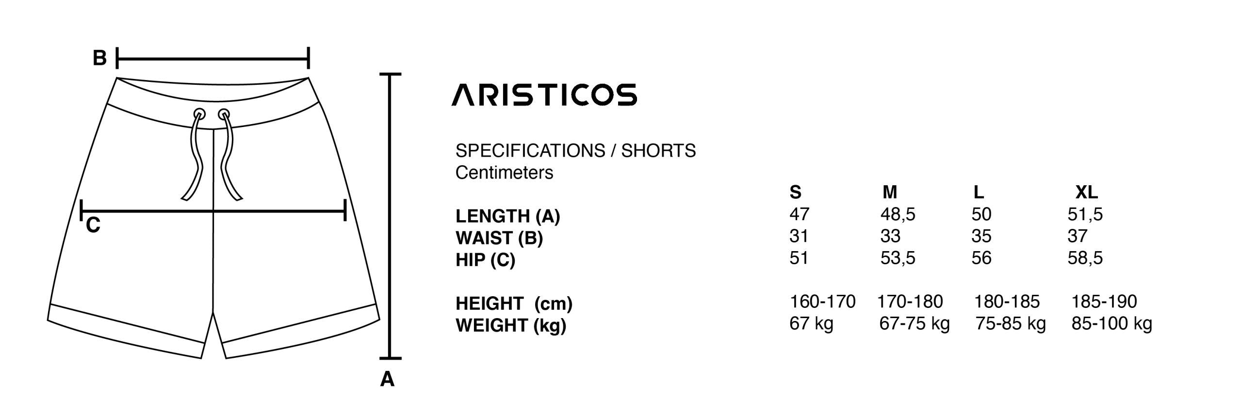 Shorts Seta ARISTICOS