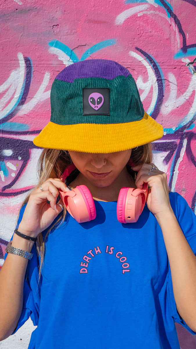 Sombrero bucket hat alien colores