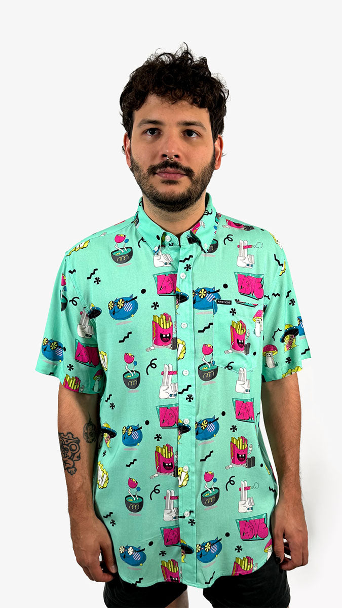 Camisa Slow mint