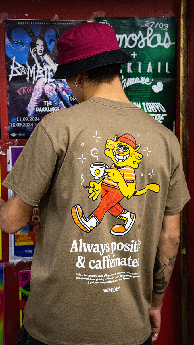 Camiseta Always Positive & Caffeinated
