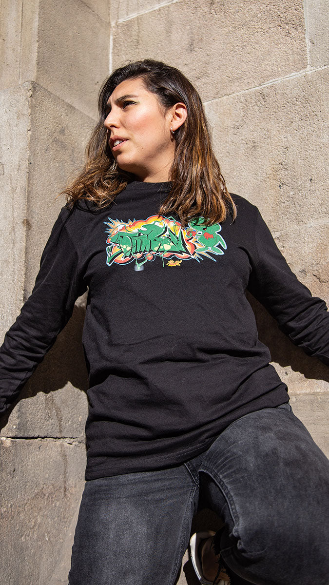 Camiseta Graffiti manga larga Emak