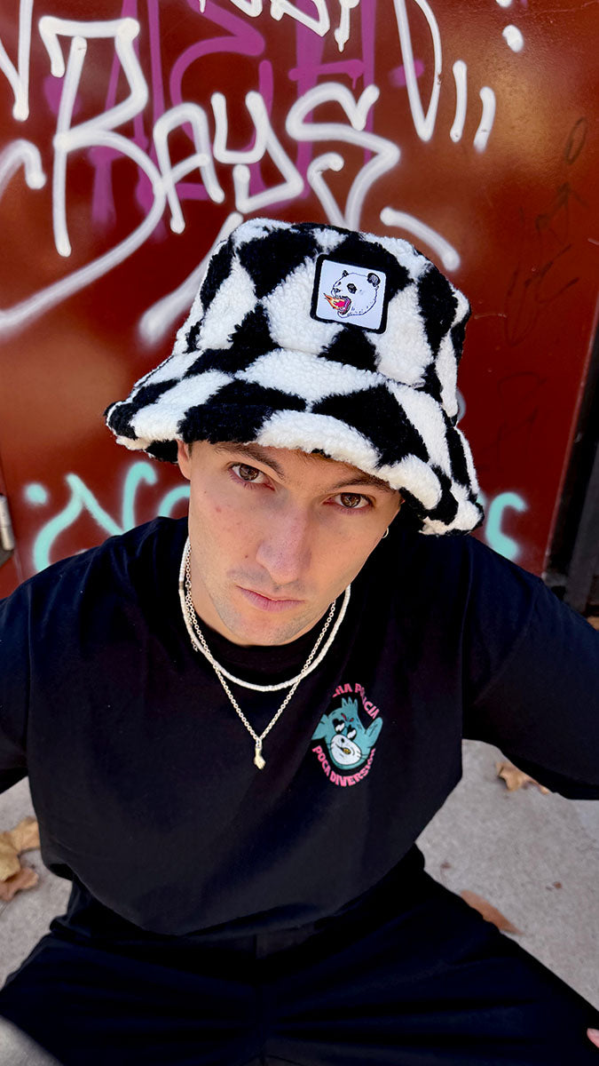 Sombrero fluffy panda