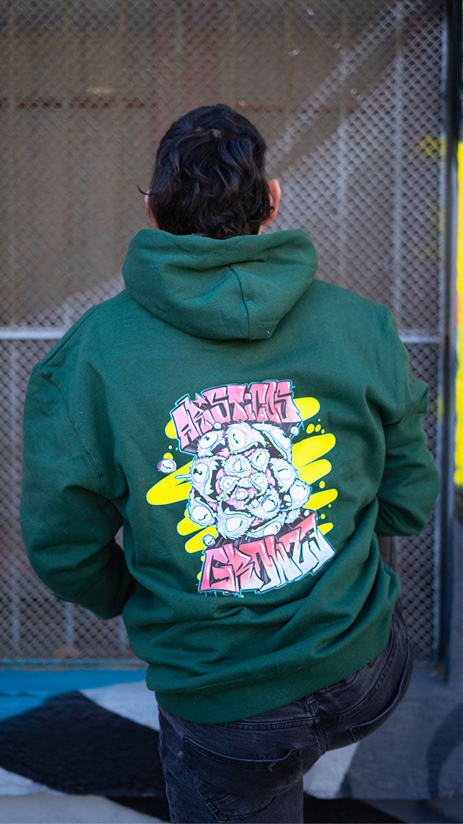 Sudadera Graffiti Grow23 con capucha