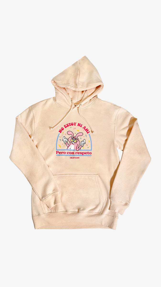 Sudadera con capucha rosa – No estoy ni ahí