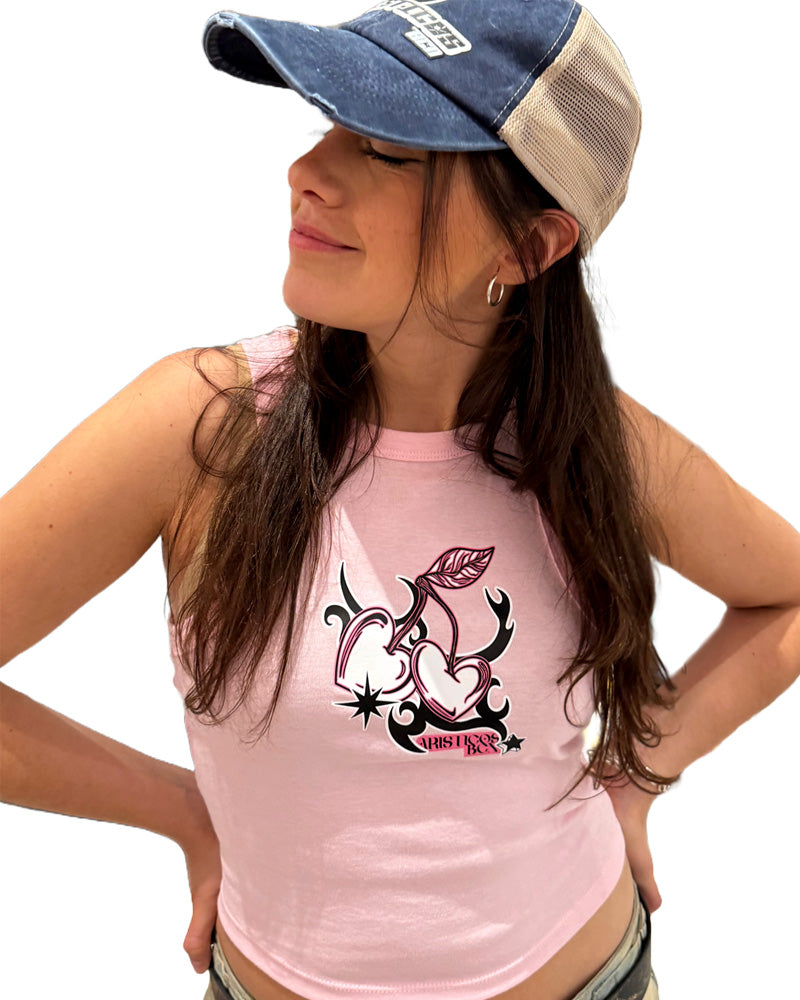 Cherrys cropped t-shirt