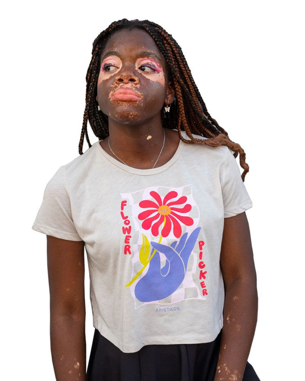 Flower Picker Crop T-Shirt
