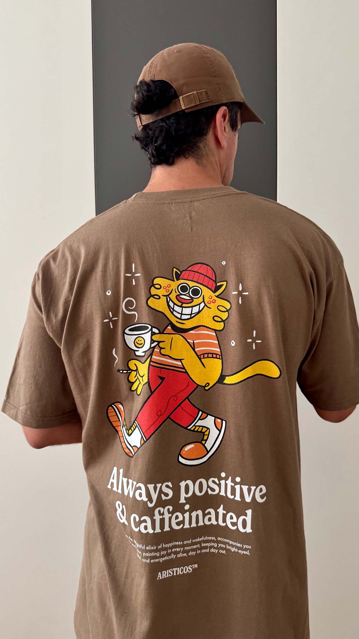 Camiseta Always Positive & Caffeinated