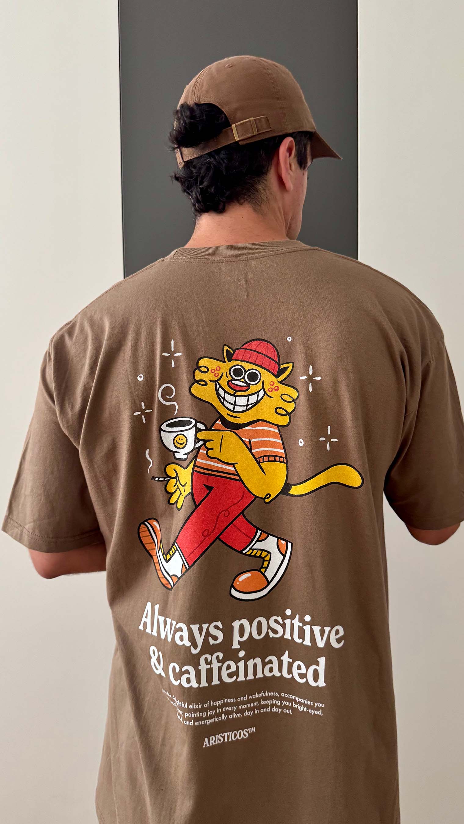 Camiseta Always Positive & Caffeinated