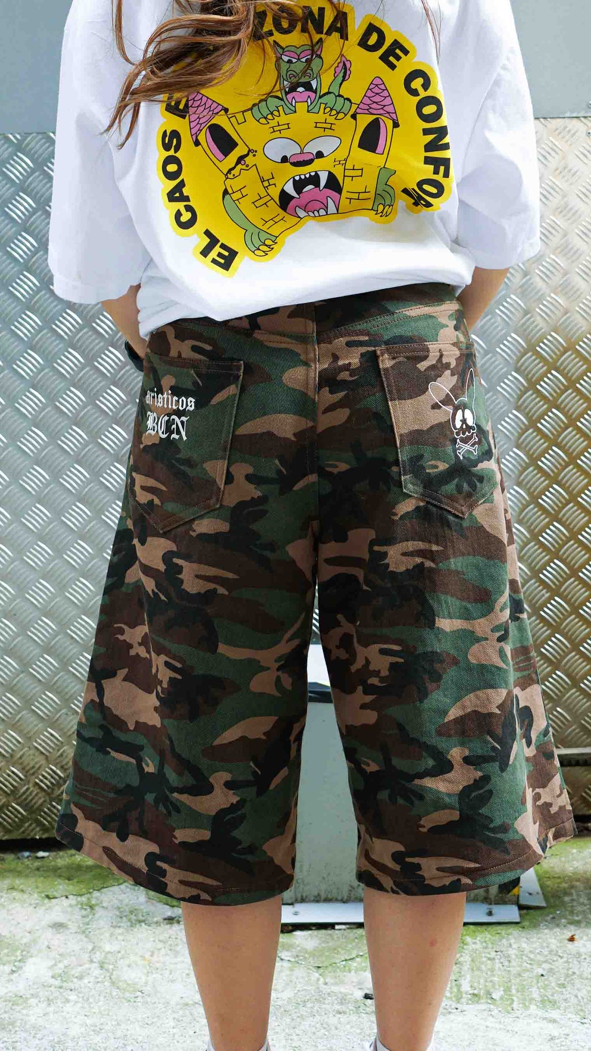 JORTS DENIM CAMO