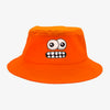 Bucket hat Face naranja