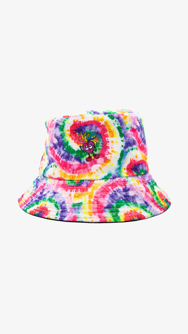 Bucket hat with pride design