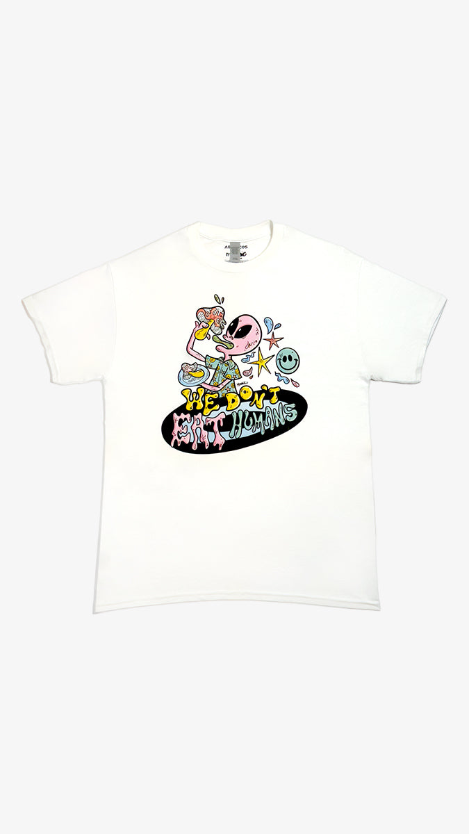 We don't eat humans t-shirt