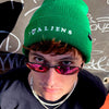 Gorro Verde I Love Aliens
