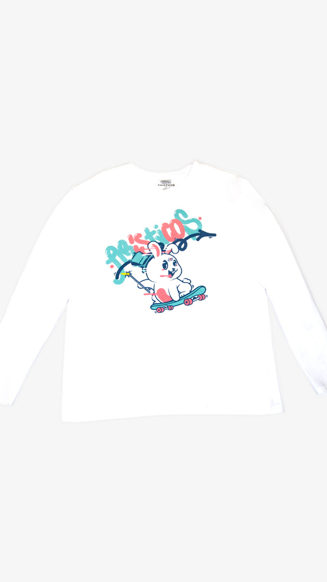 Mr B Long Sleeve Graffiti T-Shirt