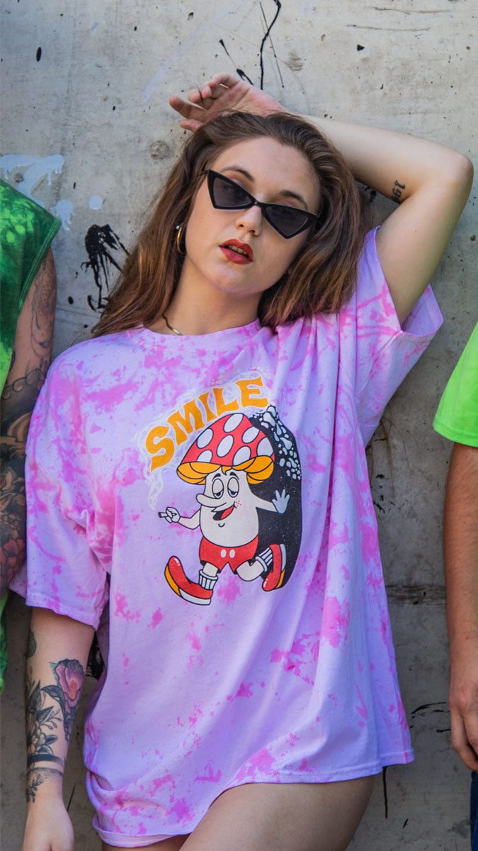 Tie dye Smile T-shirt