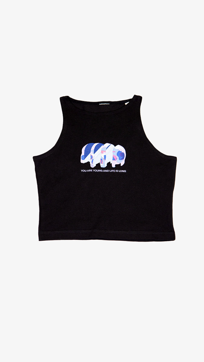 Skull crop top