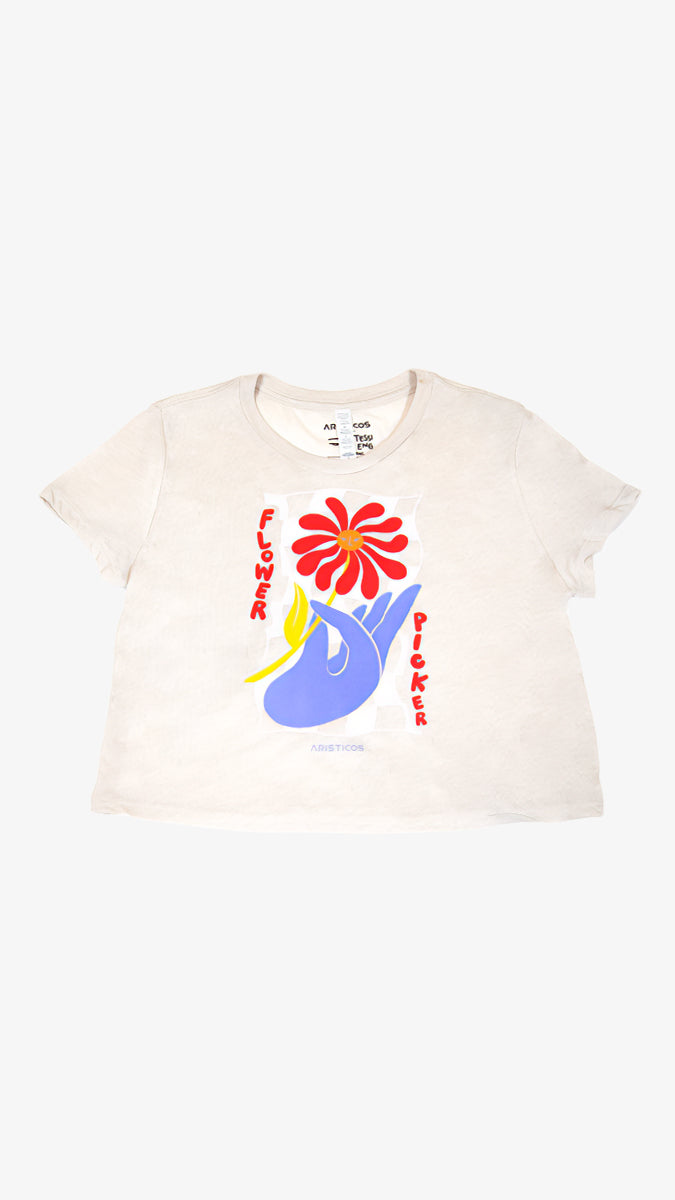 Flower Picker Crop T-Shirt