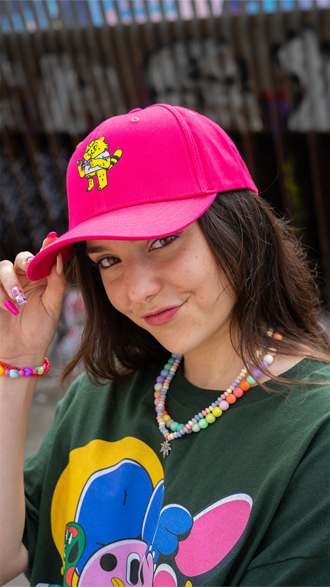 Pink Cap waiting for you