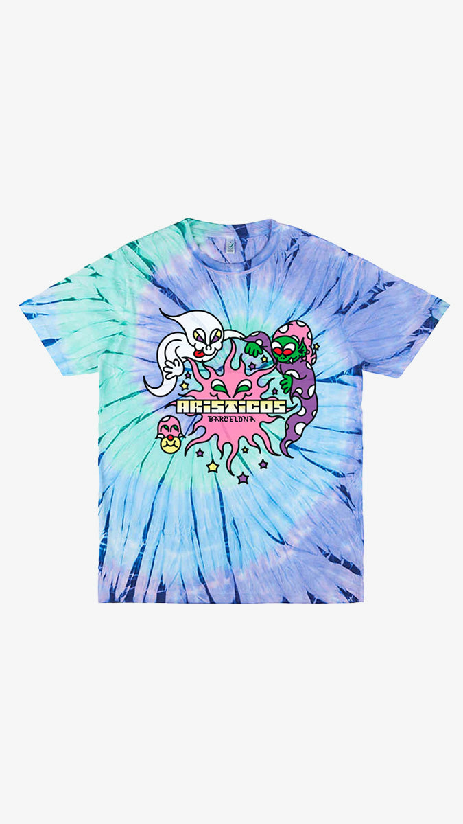 Tie Dye Waste folder T-shirt