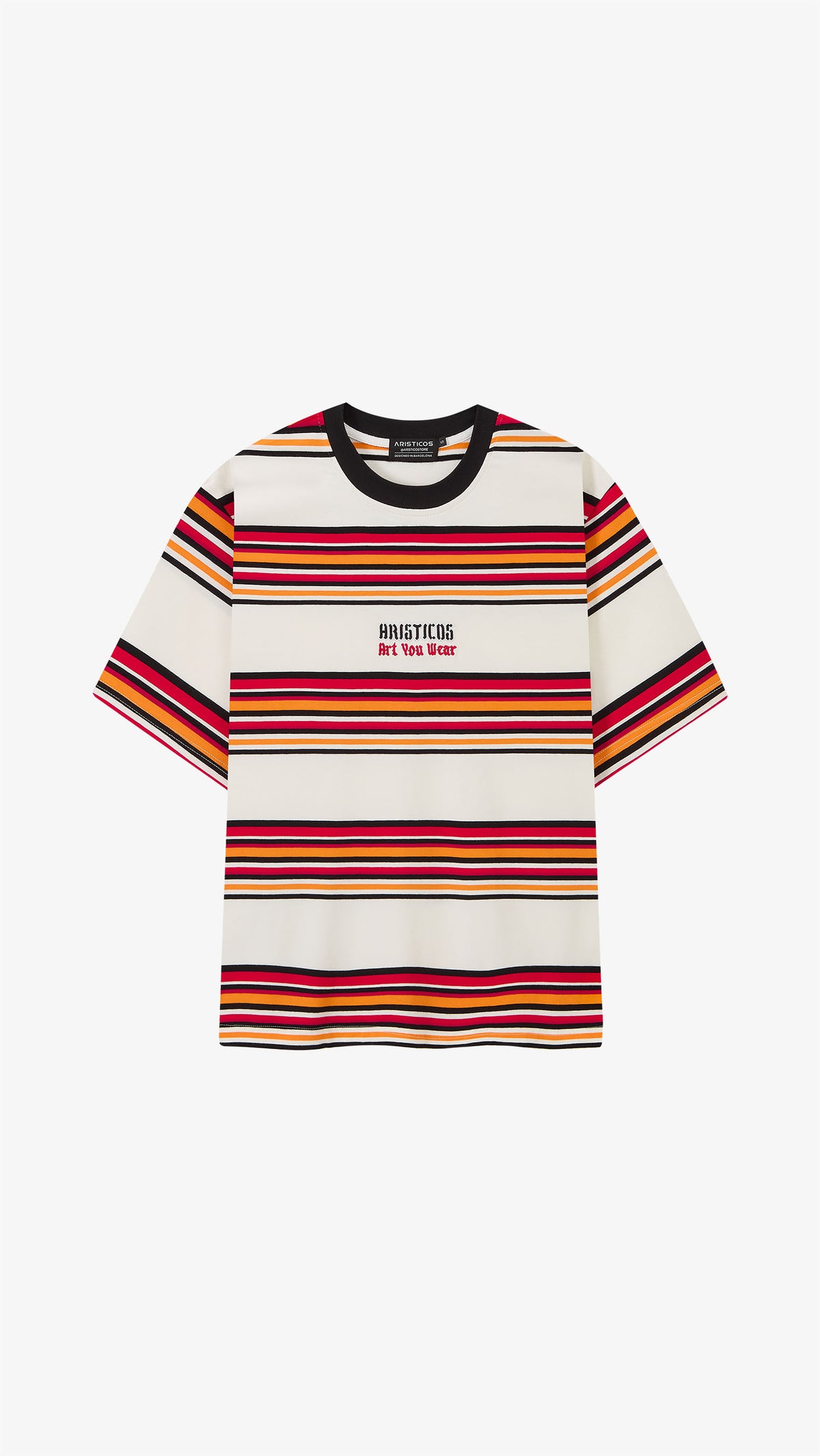 Camiseta Lucky Flames Striped