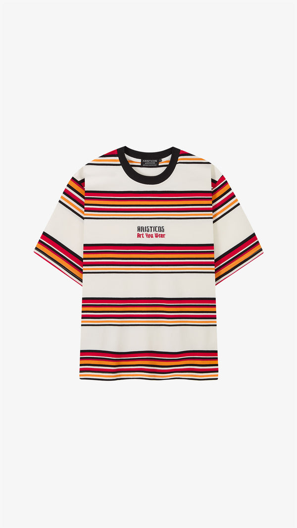 Camiseta Lucky Flames Striped