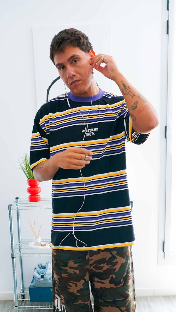 Camiseta Soft but Savage Striped