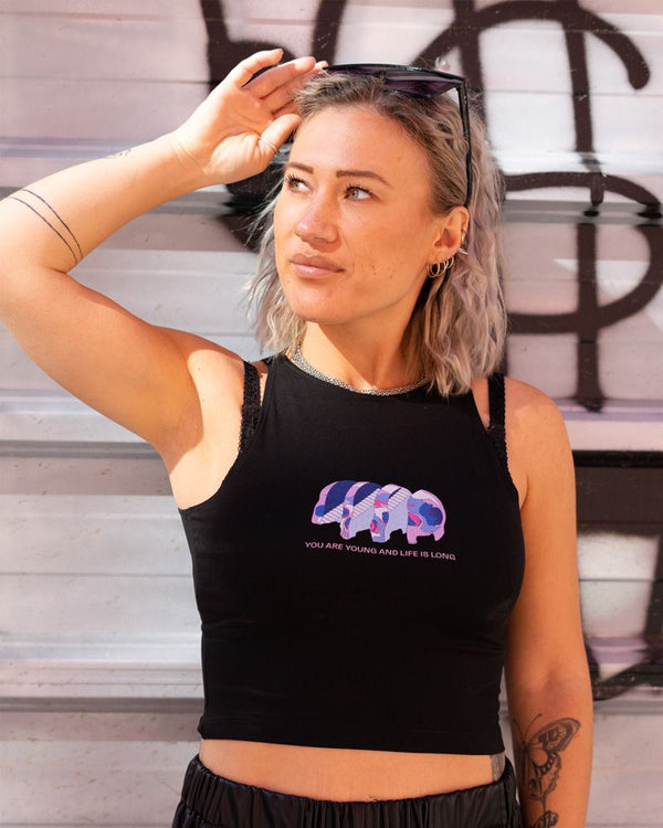 Skull crop top